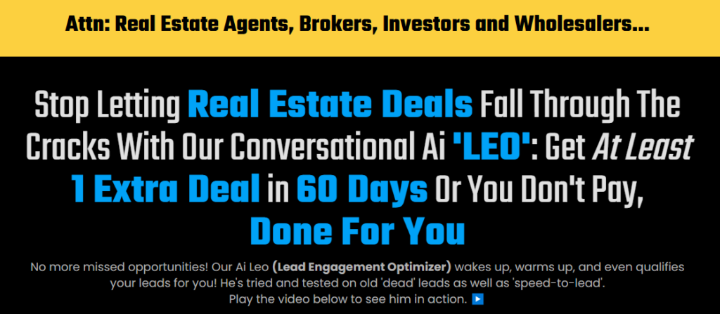 AI LEO: Full Review for Real Estate Professionals Review 2025